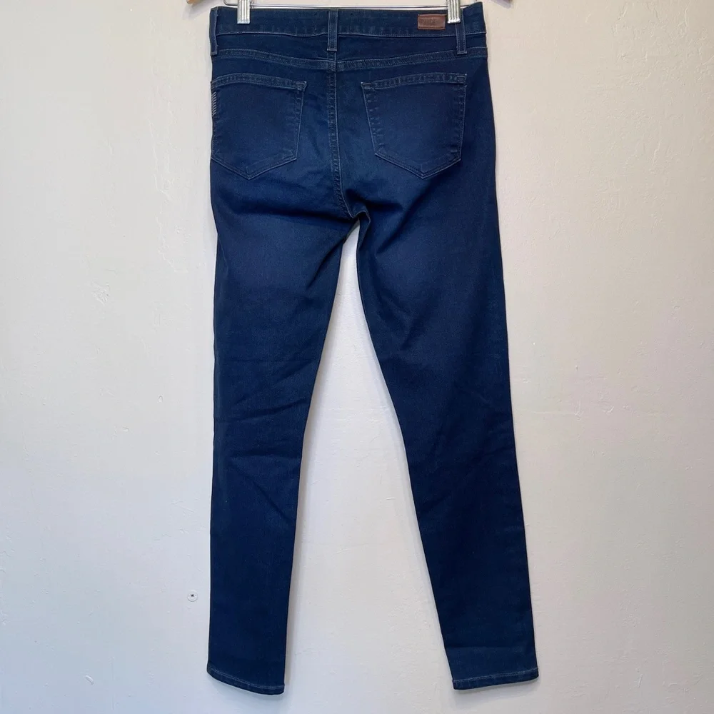 Paige | Verdugo Mid Rise Sleek Skinny Transcend Denim Ankle Jeans - Picture 6 of 13